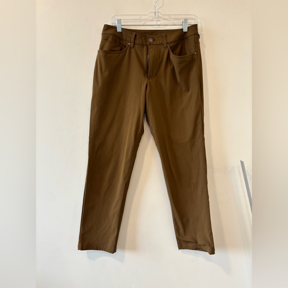 Lululemon ABC Slim-Fit 5 Pocket Pants Size 30X28 Artifact Copper Brown